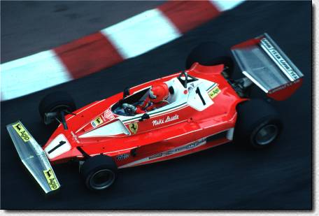 Formula 1 Monaco 1976 - Niki Lauda drives the 312T2 s/n 026 to victory. 