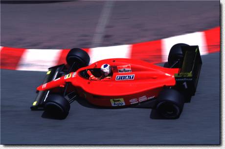 Formula 1 Monaco 1990 - Alain Prost retired with electronic problems with his 641 s/n 119. 