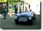 Jaques Swaters and Luigi Chinetti during the FF40 event entering the parking area of the Restaurant in Eau Rouge
