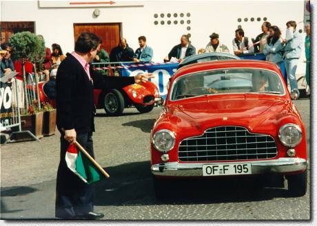 At the start of the Coppa d'oro delle Dolomiti 