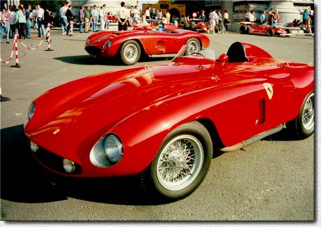 750 Monza s/n 0520M and in the background s/n 0518M