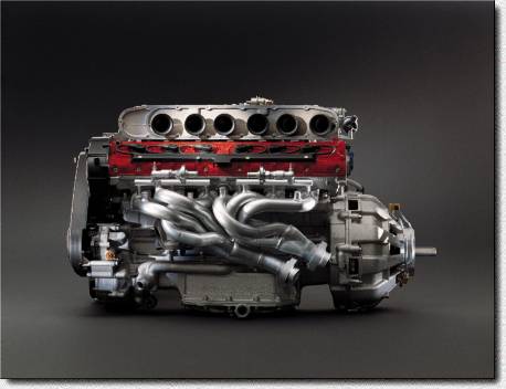 Ferrari 550 Maranello -  engine