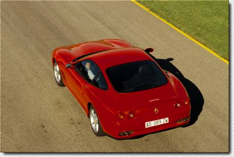 Ferrari 550 Maranello - birdeyes view