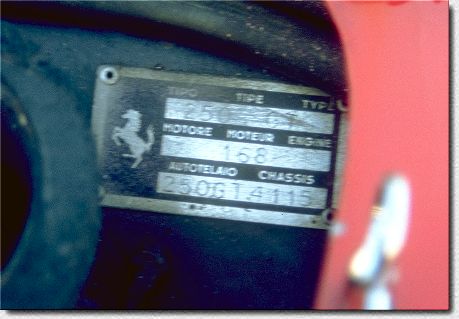 250 GTO s/n 4115GT BWF.002