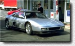 348 ts leaving the factory for a test drive in July 1992