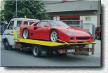 F40 being delivered to Carozzeria Zanasi in 1992