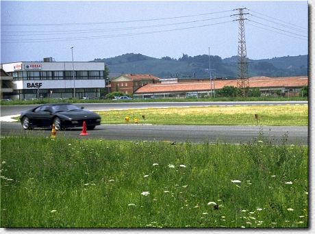 348 ts US-model being tested at Fiorano in 1992