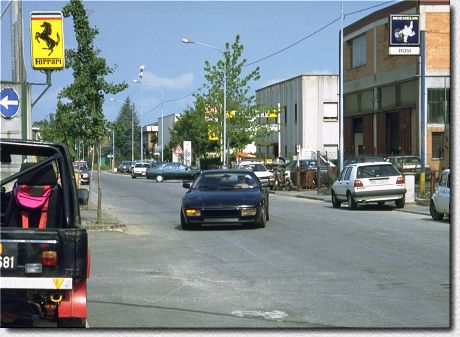 Prototype for 456 GT returning to factory in July 1992