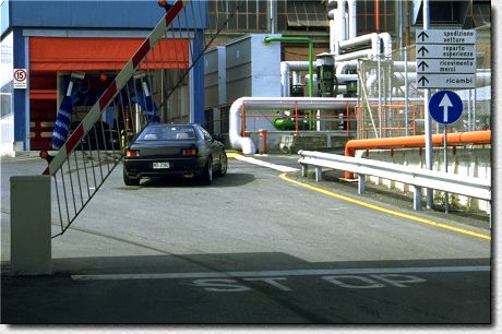 Prototype for 456 GT returning to factory in July 1992
