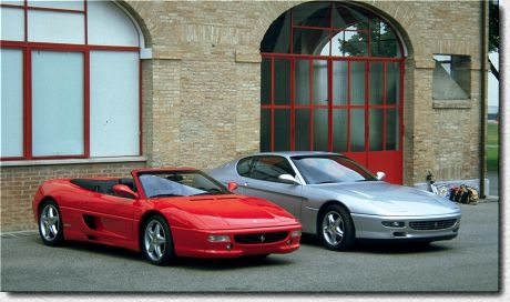 Pista di Fiorano with F355 spider and 456 GT 1995