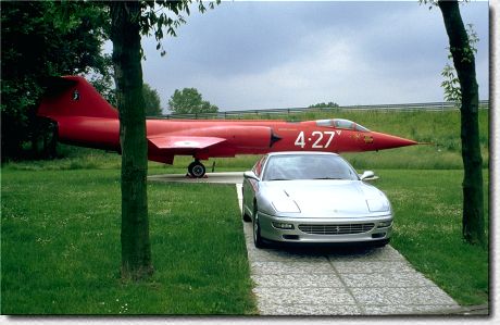 456 GT and Starfighter at Pista di Fiorano 1995