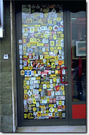 Stickers of Ferrari Clubs from all over the world
