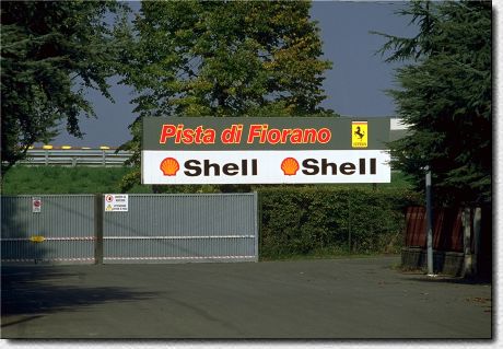 Entrance to Pista di Fiorano in 1998