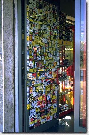 Stickers of Ferrari Clubs from all over the world