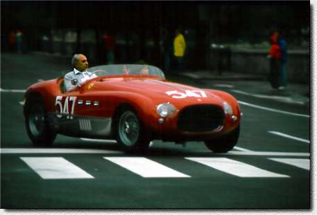 Gianni Marzotto at the wheel of the 340MM s/n 0280AM