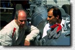 Small Talk 2: Emanuele und Peter Gethin, Sieger des schnellsten Formel-1-Grand-Prix aller Zeiten 1971 in Monza. 