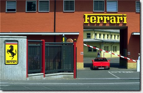 Ferrari Headquarter Entrance with Austrian 348 ts