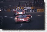 Le Mans 24 h 1970: Both these cars, the works-512S s/n 1026 (no. 7) of Bell/ Peterson and the Scuderia Filipinetti-512S s/n 1008 (no. 14) of Bonnier/ Wissell, didn’t finished the race. 