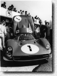 N�rburgring 1000 km 1966: The 330P3 s/n 0846 was the only Ferrari P at the start of the race. It was driven by John Surtees and Mike Parkes. The Englishmen retired.