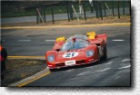 Spa 1000 km 1970: The works-512S s/n 1044 of Peter Schetty and Arthuro Merzario finished in 7th place, in front of the yellow Francorchamps car s/n 1030, which was driven by Bell/ de Fierlant.