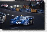 Le Mans 24 h 1971: The 512M s/n 1040 of Donohue/ Hobbs later became famous as the Sunoco Ferrari . The this race, the blue car retired.