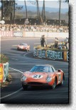 Le Mans 24 h 1965: Maston Gregory and Jochen Rindt won with the 250LM s/n 5893. The victory in the famous French race was the biggest success for Luigi Chinettis North American Racing Team.