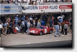 N�rburgring 1000 km 1966: The 250 LM s/n 8165 was the last of a series of 32 cars. At the N�rburgring, it was driven by Mairesse/ M�ller to a 9th place. It was later sold to David Piper. 