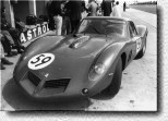 N�rburgring 1000 km 1963: Eld� and Dernier finished 5th in Ecurie Francorchamps 250GT SWB Drogo s/n 2053GT.