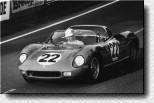 Le Mans 24h 1963: While their team-mates Bandini and Scarfiotti won, finished Mike Parkes and Umberto Maglioli 3rd with the 330P s/n 0810. 