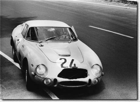 Le Mans 24h 1965: "Beurlys" and Willy Mairesse finished 3rd with the 275GTB-C s/n 6885GT that was entred by Ecurie Francorchamps. To cut the hole in the front was affected by overheating problems.