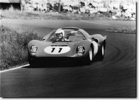 N�rburgring 1000 km 1966: The 2nd place was a great result for the Dino 206 S s/n 004 of Lorenzo Bandini and Ludovico Scarfiotti. 