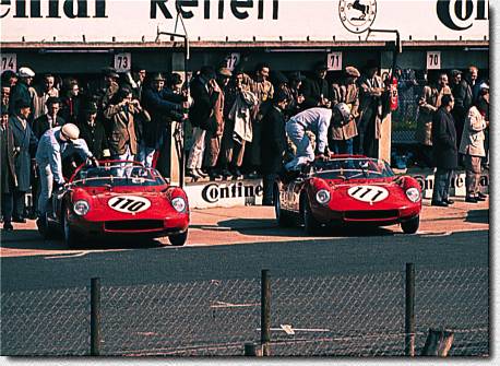 250P s/n 0812 & s/n 0814 - N�rburgring 1000 km 1963
