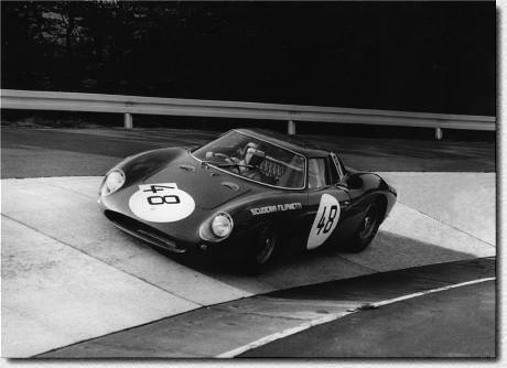 N�rburgring 1000 km 1966:The 250 LM s/n 8165 was driven by Willy Mairesse and Herbert M�ller to a 9th place. The car run with No. 8 in the race, why the 4 added ?