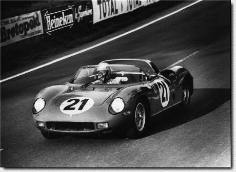 Le Mans 24h 1963: The victory of Lorenzo Bandini and Ludovico Scarfiotti with the 330P s/n 0814 was Ferraris forth successive win in the French classic race. 