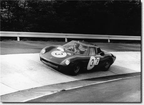 N�rburgring 1000 km 1966: The 250 LM s/n 5895 of Clarke/ K�nig retired in the 36th lap