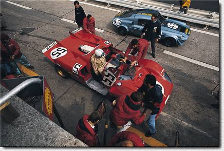 N�rburgring 1000 km 1970: John Surtees and Nino Vaccarella finished in a good 3rd place with the 512S s/n 1042.