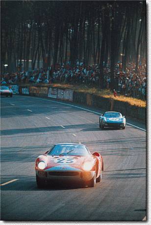 Le Mans 24 h 1965: The British Team Maranello Concessionaires entered the 250LM s/n 5895 for Bianchi/ Salmon who retired. 