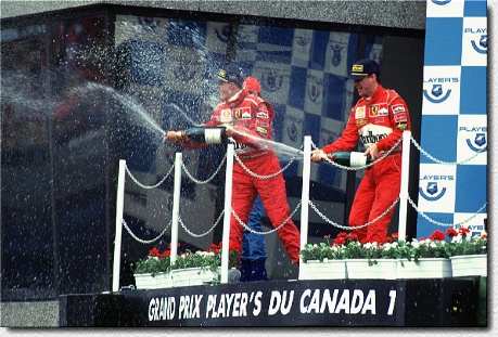 Montreal Micheal Schumacher & Eddie Irvine