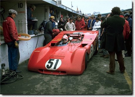1000 km Brands Hatch - 312 PB s/n 0880, Ickx/Regazzoni 