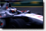 notice the smile on Mika H�kkinen's face