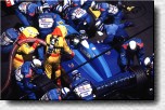 Fisichella's pit stop 