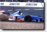 Fisichella in the gravel 