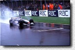 Mika Hakkinen on his way to a second place