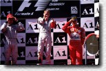 Hakkinen, Coulthard and Schumacher on the podium 