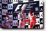 Hakkinen, Coulthard and Schumacher