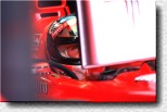 Michael Schumacher watches the times 