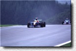 Jean Alesi in his Sauber-Petronas 