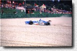Giancarlo Fisichella in the gravel 