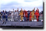 The drivers parade 
