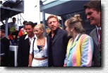 Boris Becker in the centre of interest 